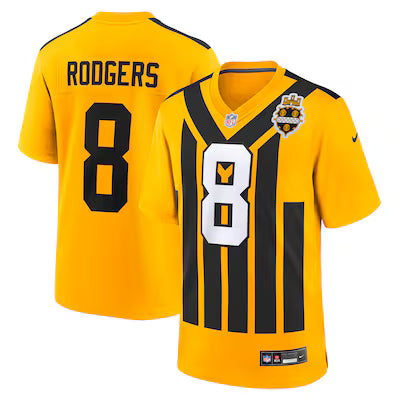 Pittsburg Steelers Arron Rodgers Stitched Game Jersey