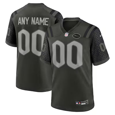 New York Jets Custom Stitched Game Jersey