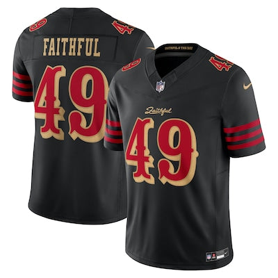 San Francisco 49ers Faithful Stitched Game Jersey