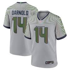 Seattle Seahawks Sam Darnold 2025 Rivalries Stitched Game Jersey