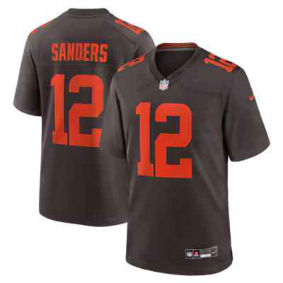 Cleveland Browns Shedeur Sanders Stitched Game Jersey