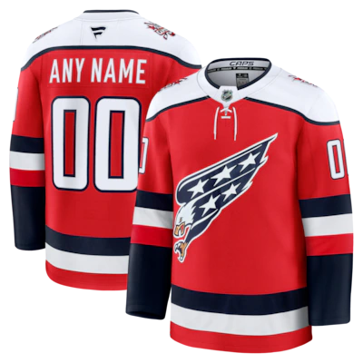 Washington Capitals Custom Stitched Game Jersey