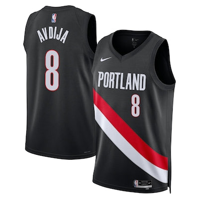 Portland Trail Blazers Deni Avdija Stitched Game Jersey