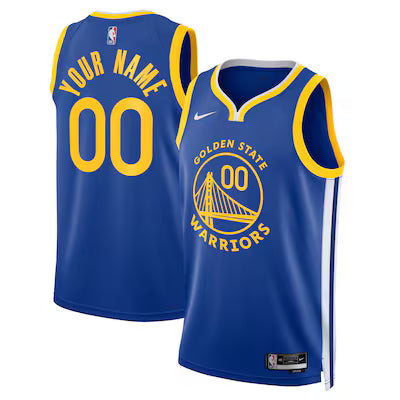 Golden State Warriors Custom Stitched Game Jersey