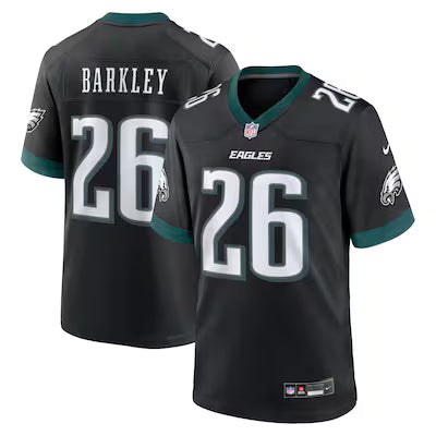 Philadelphia Eagles Saquon Barkley Stitched Game Jersey