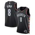 Brooklyn Nets Egor Dёmin 25/26 City Edition Stitched Game Jersey