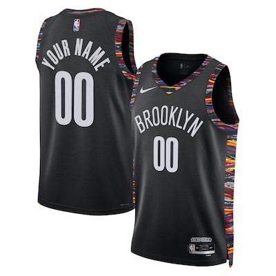 Brooklyn Nets Custom 25/26 City Edition Stitched Game Jersey