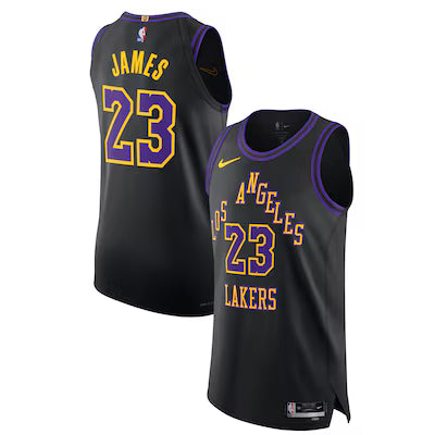 Los Angeles Lakers Lebron James Stitched Game Jersey