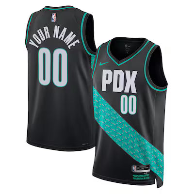 Portland Trail Blazers Custom Stitched Game Jersey