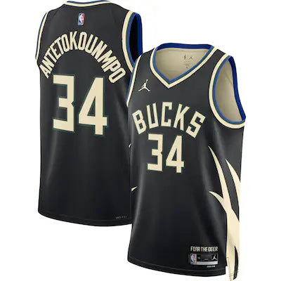 Milwaukee Bucks Giannis Antetokounmpo Stitched Game Jersey