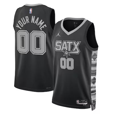 San Antonio Spurs Custom Stitched Game Jersey