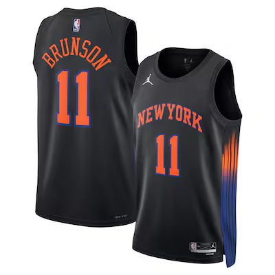 New York Knicks Jalen Brunson Stitched Game Jersey