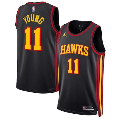 Atlanta Hawks Trae Young Stitched Game Jersey