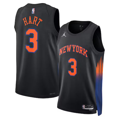 New York Knicks Josh Hart Stitched Game Jersey