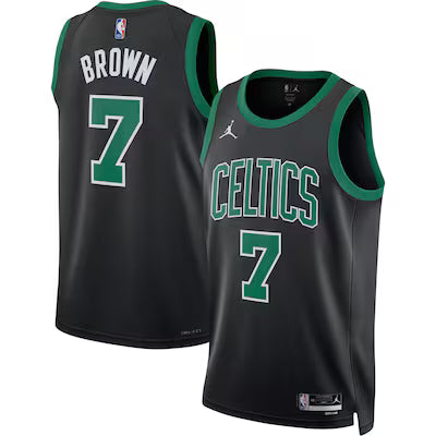 Boston Celtics Jaylen Brown Stitched Game Jersey