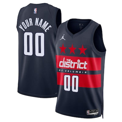 Washington Wizards Custom Stitched Game Jersey