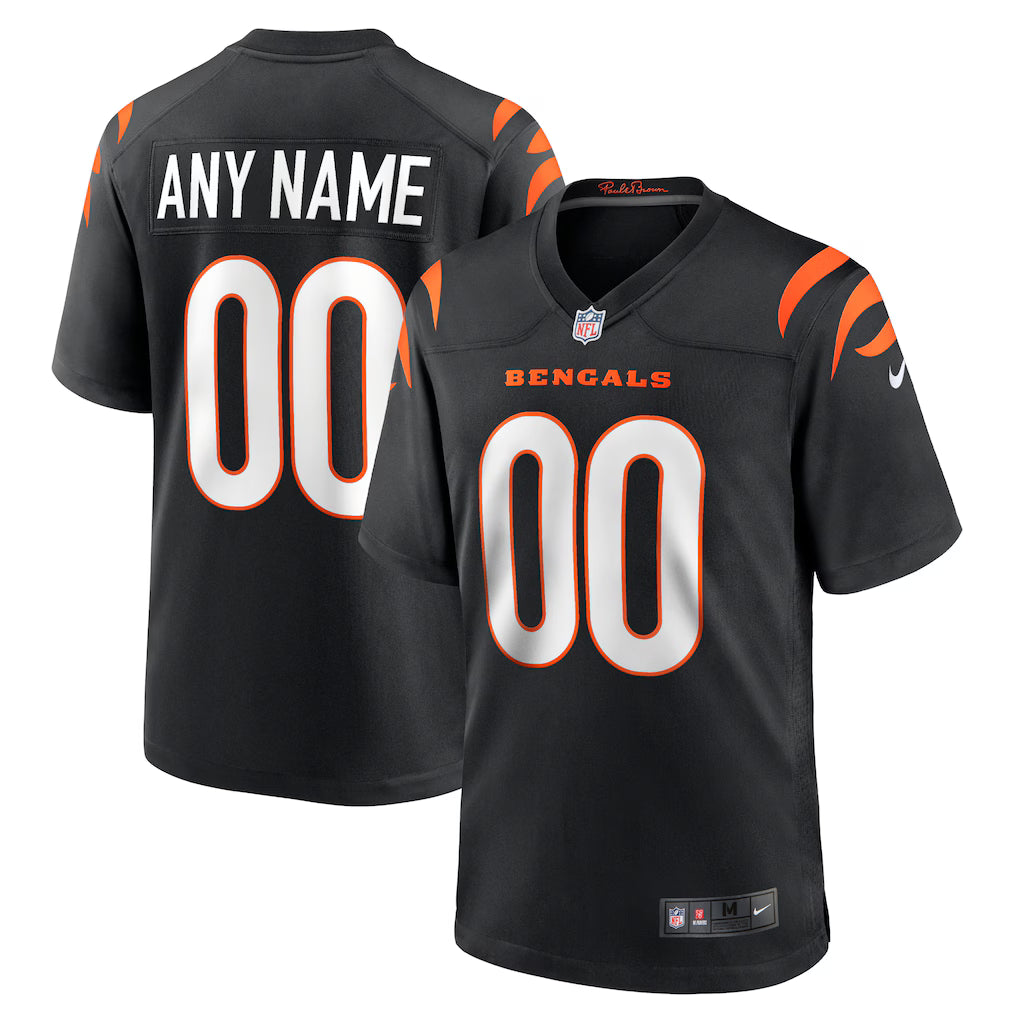 Cincinnati Bengals Custom Stitched Game Jersey