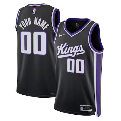 Sacramento Kings Custom Stitched Game Jersey