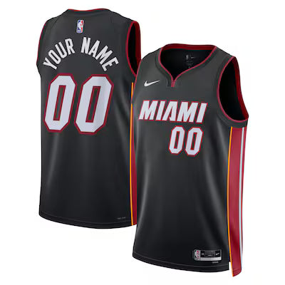 Miami Heat Custom Stitched Game Jersey