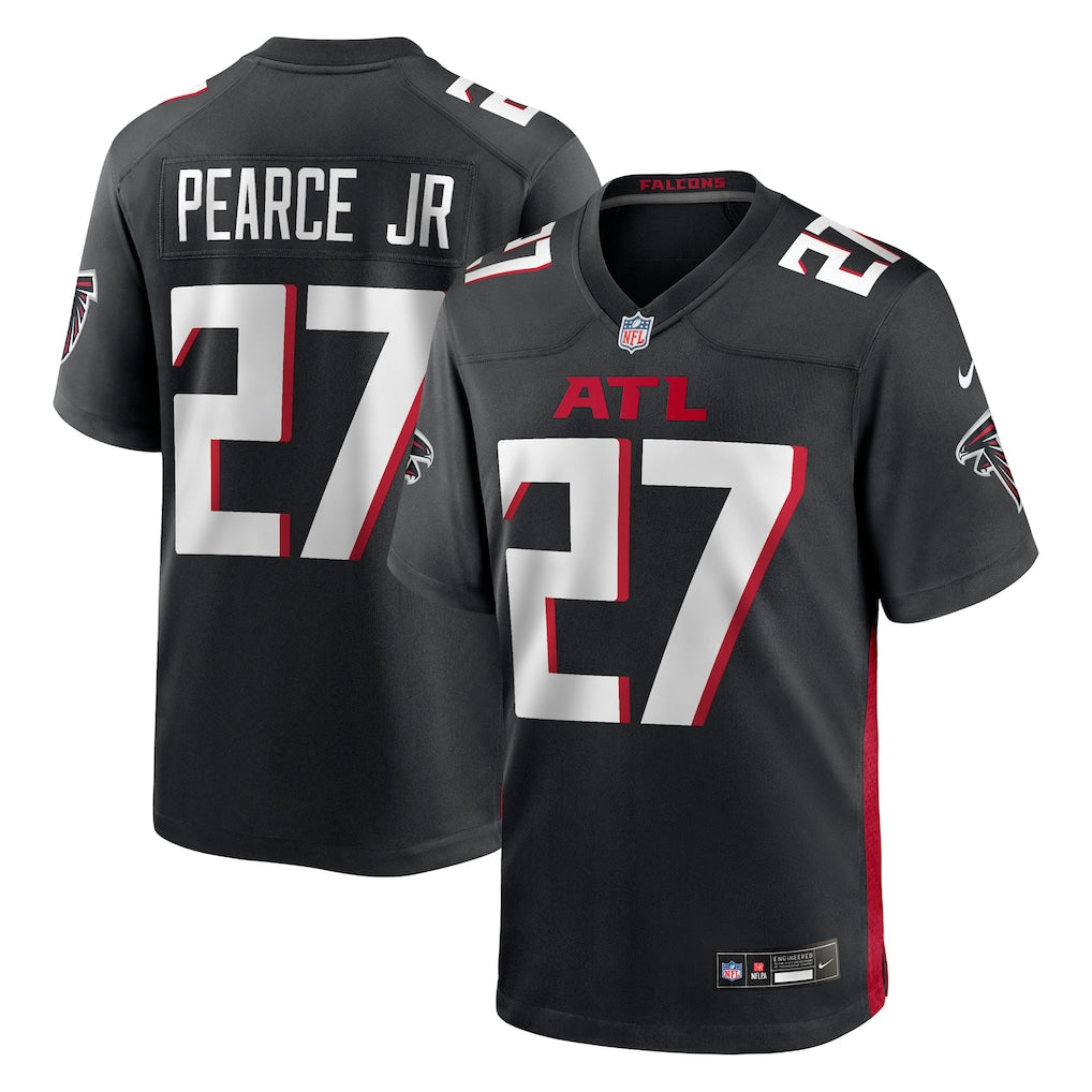 Atlanta Falcon James Pearce Jr. Black Stitched Game Jersey