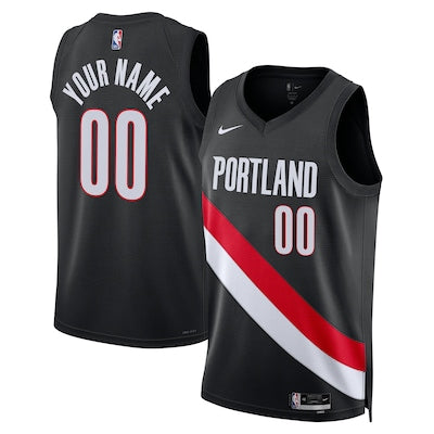 Portland Trail Blazers Custom Stitched Game Jersey