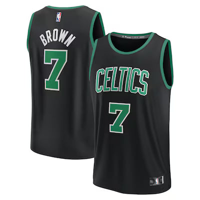 Boston Celtics Jaylen Brown Stitched Game Jersey