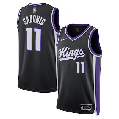 Sacramento Kings Domantas Sabonis Stitched Game Jersey