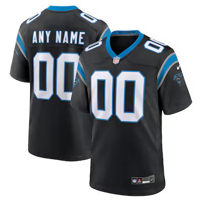 Carolina Panthers Custom Stitched Game Jersey