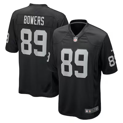Las Vegas Raiders Brock Bowers Stitched Game Jersey