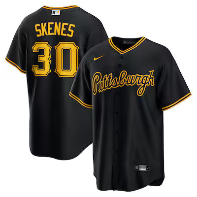 Pittsburgh Pirates Paul Skenes Stitched Game Jersey