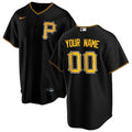 Pittsburgh Pirates Custom White Stitched Game Jersey