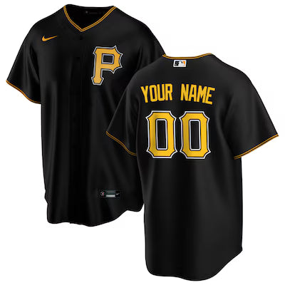 Pittsburgh Pirates Custom White Stitched Game Jersey