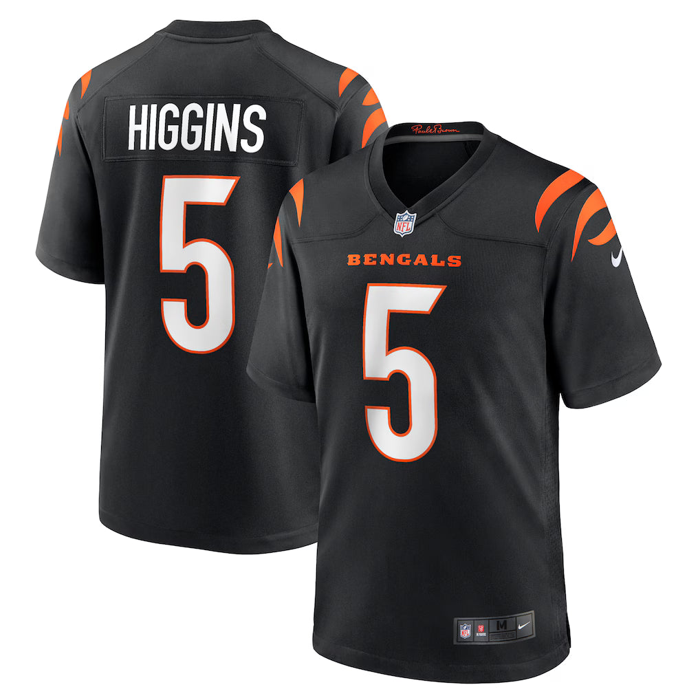 Cincinnati Bengals Tee Higgins Stitched Game Jersey