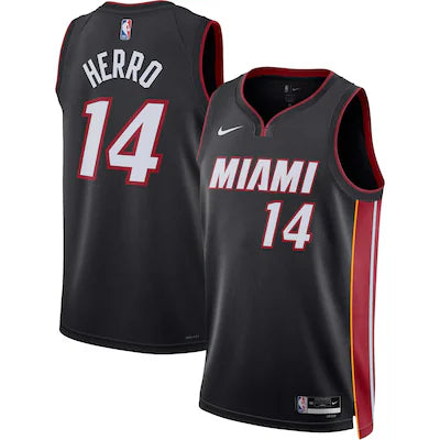 Miami Heat Tyler Herro Stitched Game Jersey