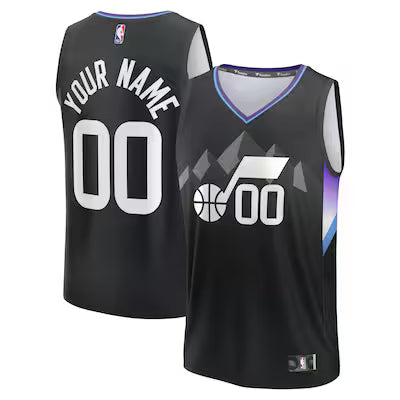 Utah Jazz Custom Stitched Game Jersey