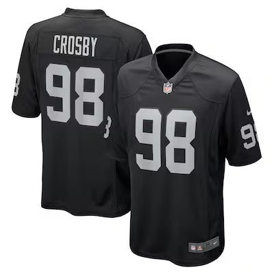 Las Vegas Raiders Maxx Crosby Stitched Game Jersey