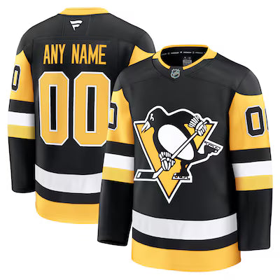 Pittsburgh Penguins Custom Stitched Game Jersey