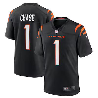 Cincinnati Bengals Lamar Chase Stitched Game Jersey