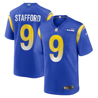 Los Angeles Rams Mathew Stafford 2025 Rivalries Stitched Game Jersey