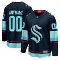 Seattle Kraken Custom Stitched Game Jersey