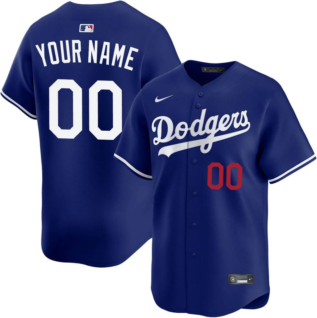 Los Angeles Dodgers Custom Stitched Game Jersey