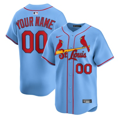 St Louis Cardinals Custom White Stitched Game Jersey