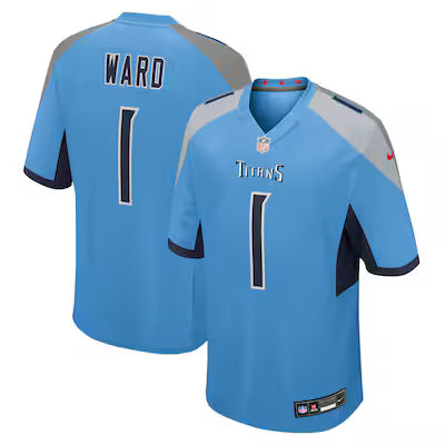 Tennessee Titans Cam Ward Stitched Game Jersey