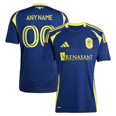 Nashville SC Custom Black 2025 Club Kit Jersey