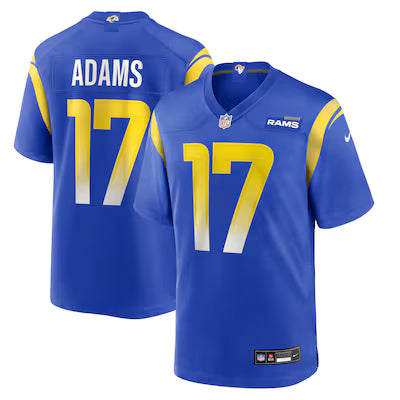 Los Angeles Rams Davante Adam 2025 Rivalries Stitched Game Jersey