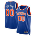 New York Knicks Custom Stitched Game Jersey