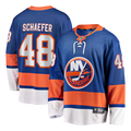 New York Islanders Matthew Schaefer Blue Stitched Game Jersey