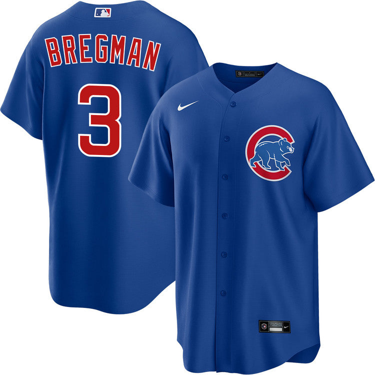 Chicago Cubs Alex Bregman Stitched Game Jersey