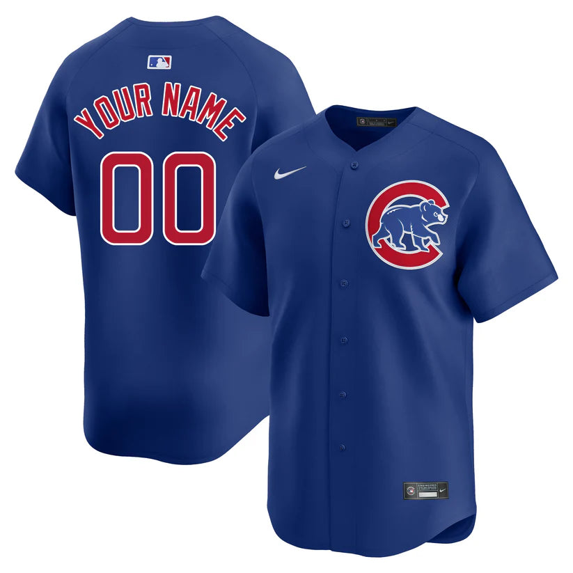 Chicago Cubs Custom Stitched Game Jersey