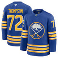 Buffalo Sabres Tage Thompson Blue Stitched Game Jersey